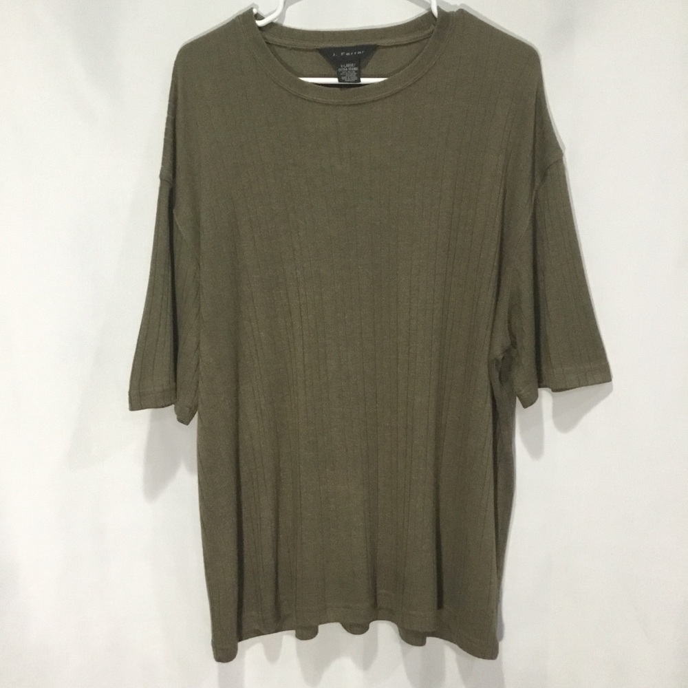 Men J. Ferrar Casual Stripped Shirt (XL)